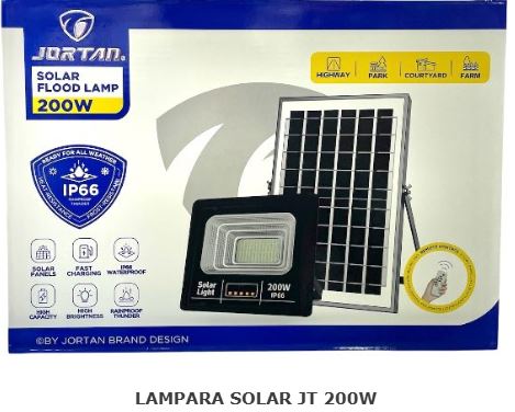 Lampara solar de 200 was